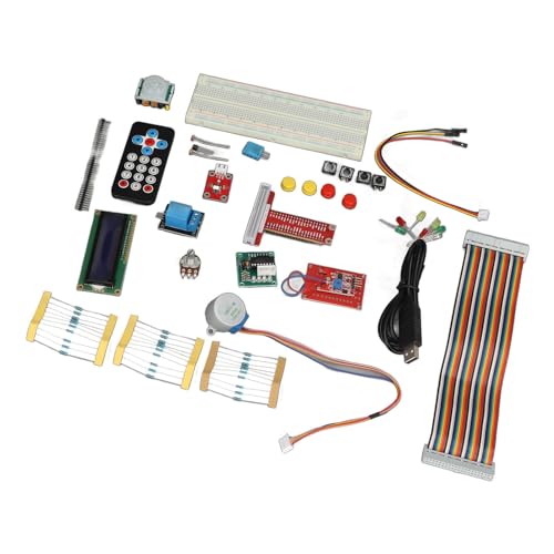 Denash Umfassendes Elektronik -Kit für Raspi -Lernen und Programme mit Reichen Sensoren und Modulen, Ideal für Anfänger und Fachkräfte von Denash