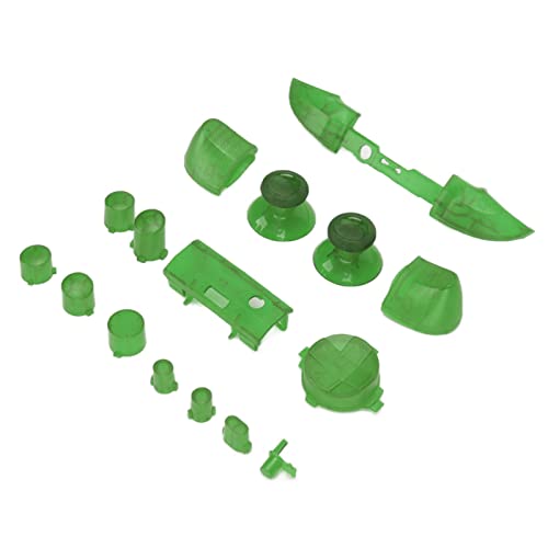 Denash Verbessern Sie Ihr Gameplay mit Dem Vollständigen Button Set -Modul -Kit für den Controller der Serie X Series, Fünf Farboptionen Zur Personalisierung Zur Verfügung (Transparentes Grün) von Denash