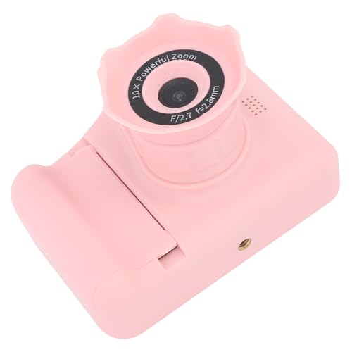 Denash Vordere Hintere Doppelkinderkamera Kids Instant Druckkamera für Silikon+PC (PINK) von Denash