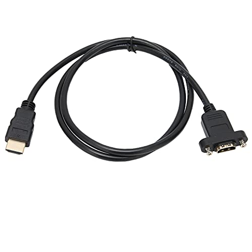 Denash kompatibles Männlichem Kabel für eine Hochauflösende Multimedia-Schnittstelle, Stabile Signalübertragung, 1M-Verlängerungskabel für HDTV-Benutzer von Denash