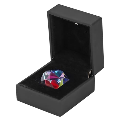 Kristallfacettiertes Optisches Prisma, RGB-Dispersion, Mehrzweck-Farbwürfelprisma, Tragbar, Verarbeitet, 9,8 X 9,8 X 9,8 Zoll, für Fotografie für Desktop-Dekor von Denash
