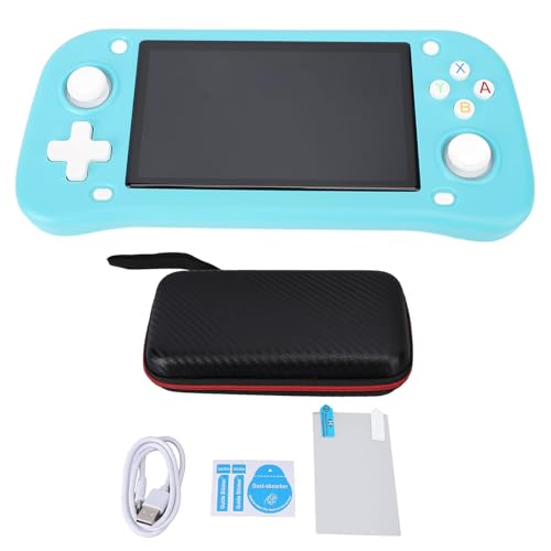 Retro Handheld -Spielekonsole, Videospielkonsole mit 4,3 Zoll Bildschirm, Unterstützung über 30 Simulatoren, 3000 -mAh Battery Classic Game Player (128G #18) von Denash