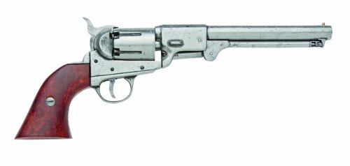 Deko Waffe Colt Modell Army 1860, grau von Denix