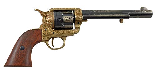 Denix Replik Kavallerie Colt mit Holzgriff USA 1873 S.Colt Pistole von Denix