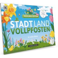 DENKRIESEN DESL2029 Stadt Land VOLLPFOSTEN® - Frühlings Edition - In voller Blüte - A4 von Denkriesen