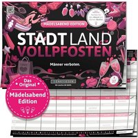 DENKRIESEN DESL2030 Stadt Land VOLLPFOSTEN® - Mädelsabend Edition - Männer verboten - A4 von Denkriesen