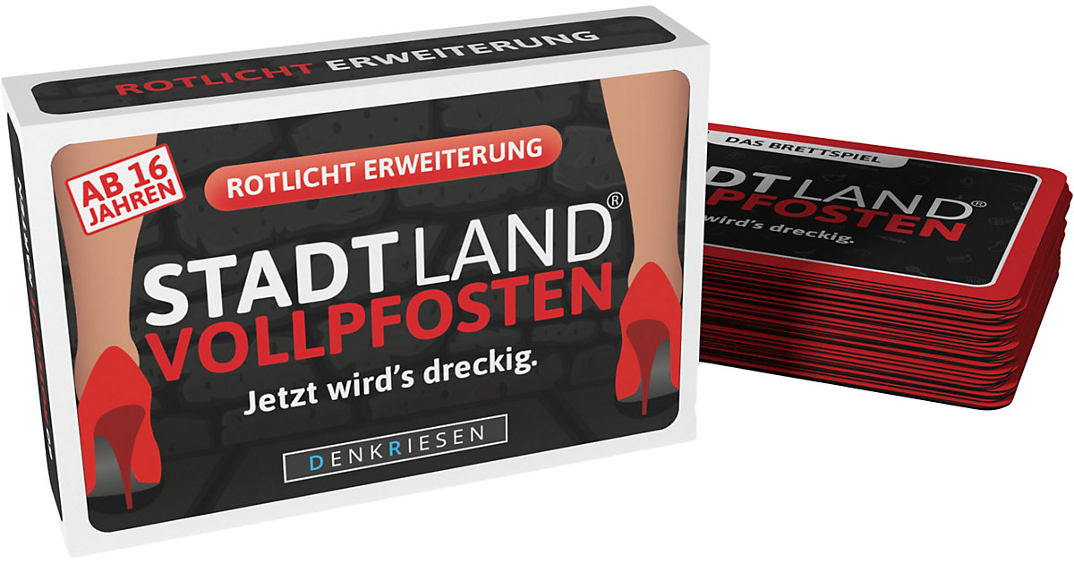 STADT LAND VOLLPFOSTEN - Das Brettspiel – ERWEITERUNG STADT LAND VOLLPFOSTEN - Das Brettspiel – ERWEITERUNG von Denkriesen