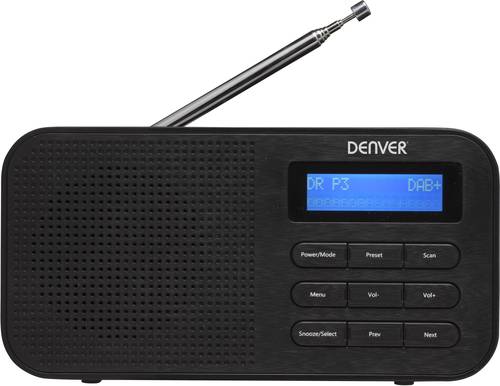 Denver DAB-42 Kofferradio DAB+, UKW Schwarz von Denver