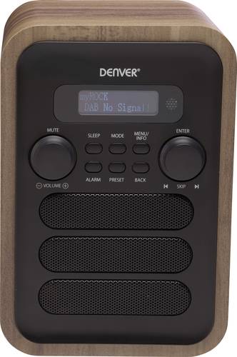 Denver DAB-48 Küchenradio UKW, DAB+ Bluetooth® Grau von Denver
