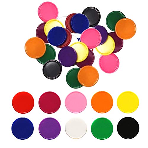 Deolven Zählen Spielchips,Kunststoff Zähler 200er Pack Farbige Bingo Chips Farbzähler für Mathe Mathematik Oder Spiele Lernressourcen grün gelb rot blau schwarz weiß grau rosa lila orange 2,5cm Deolven Zählen Spielchips,Kunststoff Zähler 200er Pack Farbige Bingo Chips Farbzähler für Mathe Mathematik Oder Spiele Lernressourcen grün gelb rot blau schwarz weiß grau rosa lila orange 2,5cm von Deolven