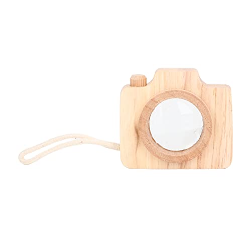 Deosdum Holz-Kamera-Spielzeug, Mini-Kaleidoskop, Kamera, Prismenobjektiv, Spielzeug, Fotografierte Requisiten Jungen, Mädchen, Geburtstagsfeier, Geschenk(Holzfarbe) von Deosdum