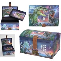 Dino World Schatztruhe mit Code, Sound und Licht von Depesche Vertrieb