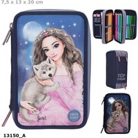 TOPModel 3 Fach Federtasche LED WOLF von Depesche Vertrieb