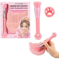 TOPModel Make-Up Pinsel & Reinigungsmatte Set BEAUTY and ME von Depesche Vertrieb