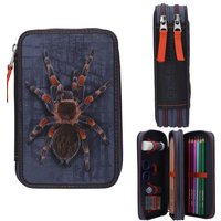 Adventure World 2 Fach Federtasche mit Spinne von Depesche