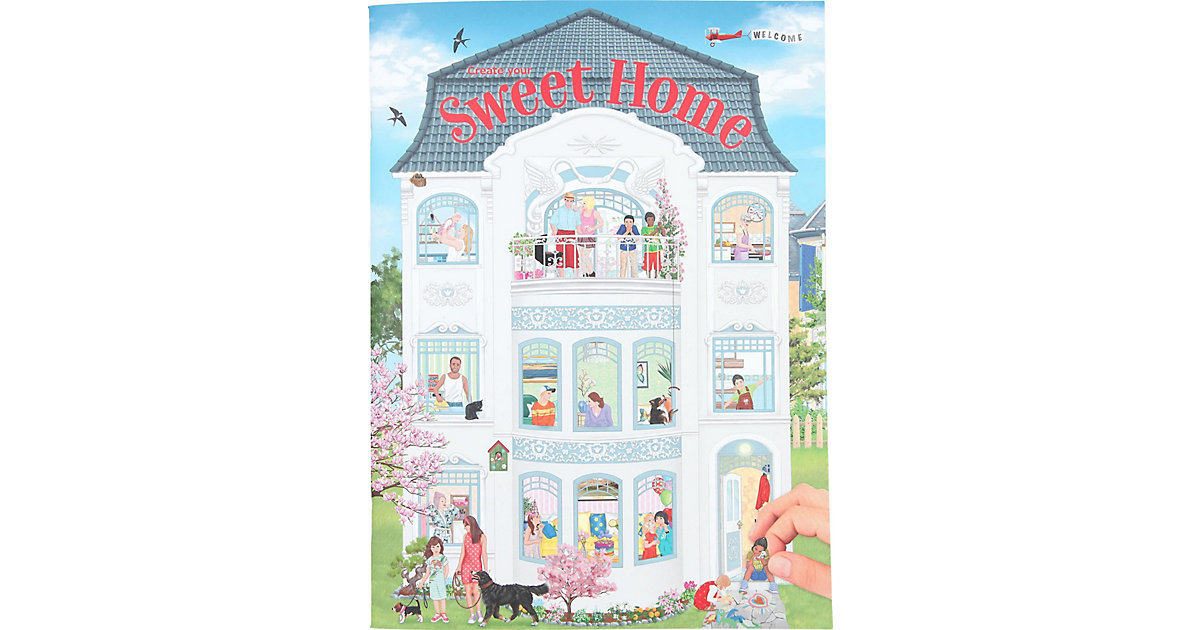 Buch - Create your Sweet Home Special Malbuch von Depesche