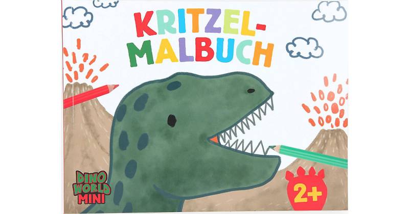Buch - Dino World Kritzel Malbuch MINI DINO von Depesche