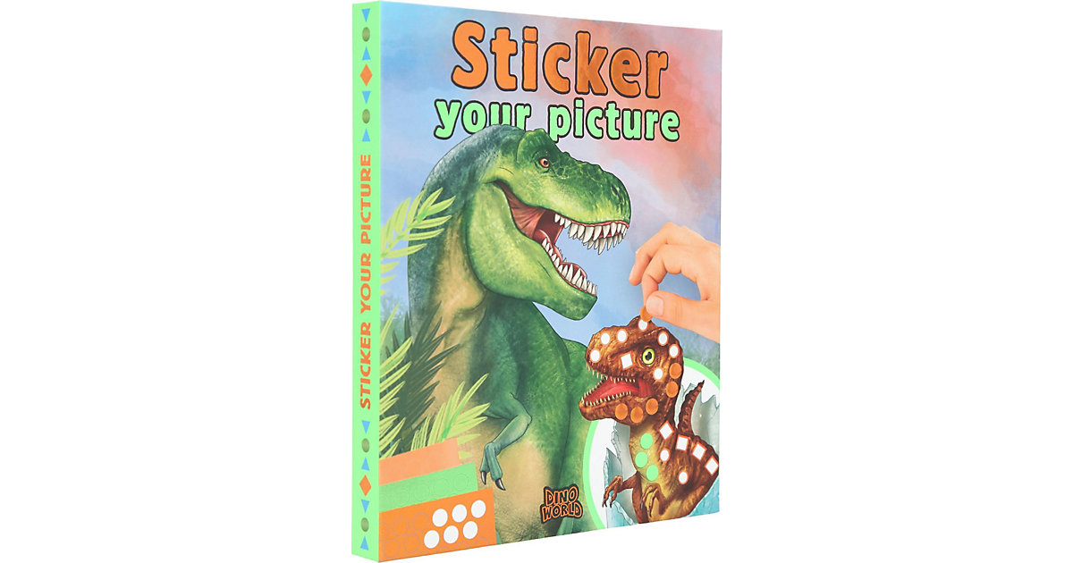 Buch - Dino World Sticker Your Picture Buch - Dino World Sticker Your Picture von Depesche