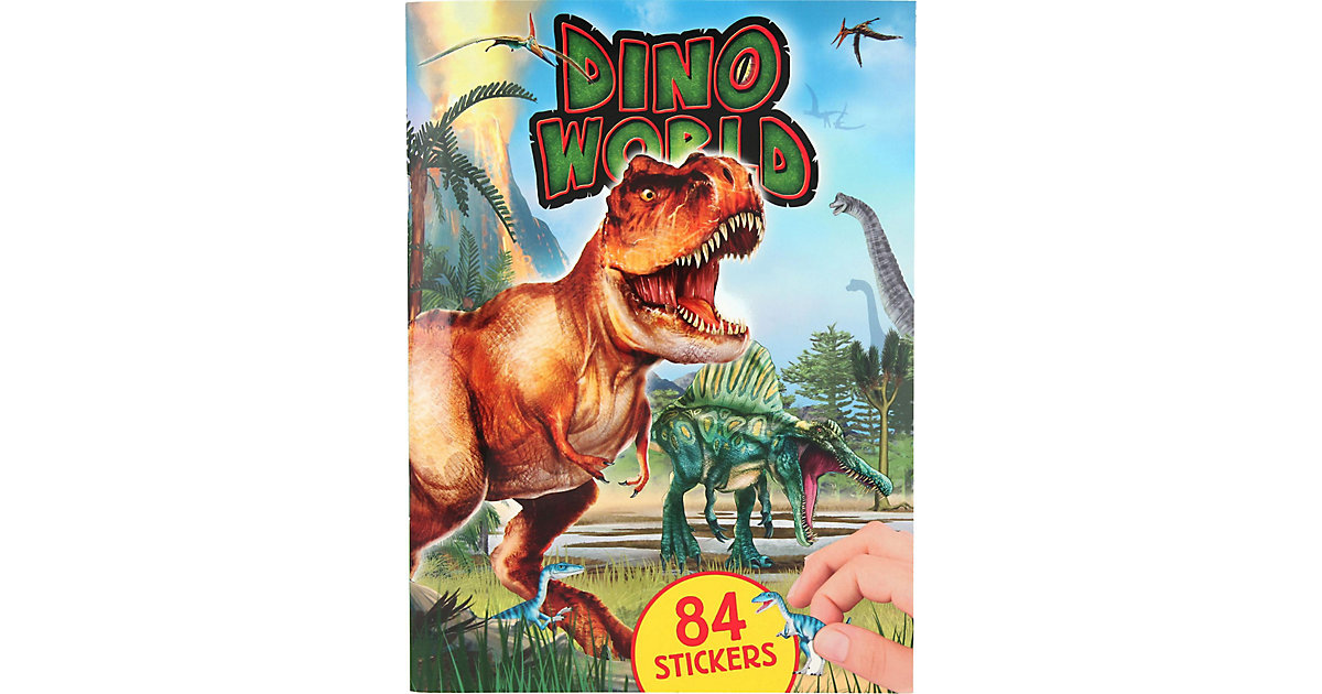 Buch - Dino World Stickerbuch mit Puffy Stickern Buch - Dino World Stickerbuch mit Puffy Stickern von Depesche