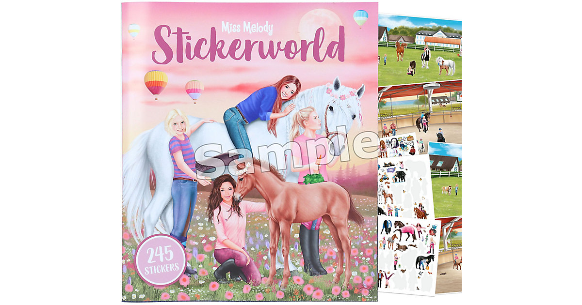 Buch - Miss Melody Stickerworld Buch - Miss Melody Stickerworld von Depesche