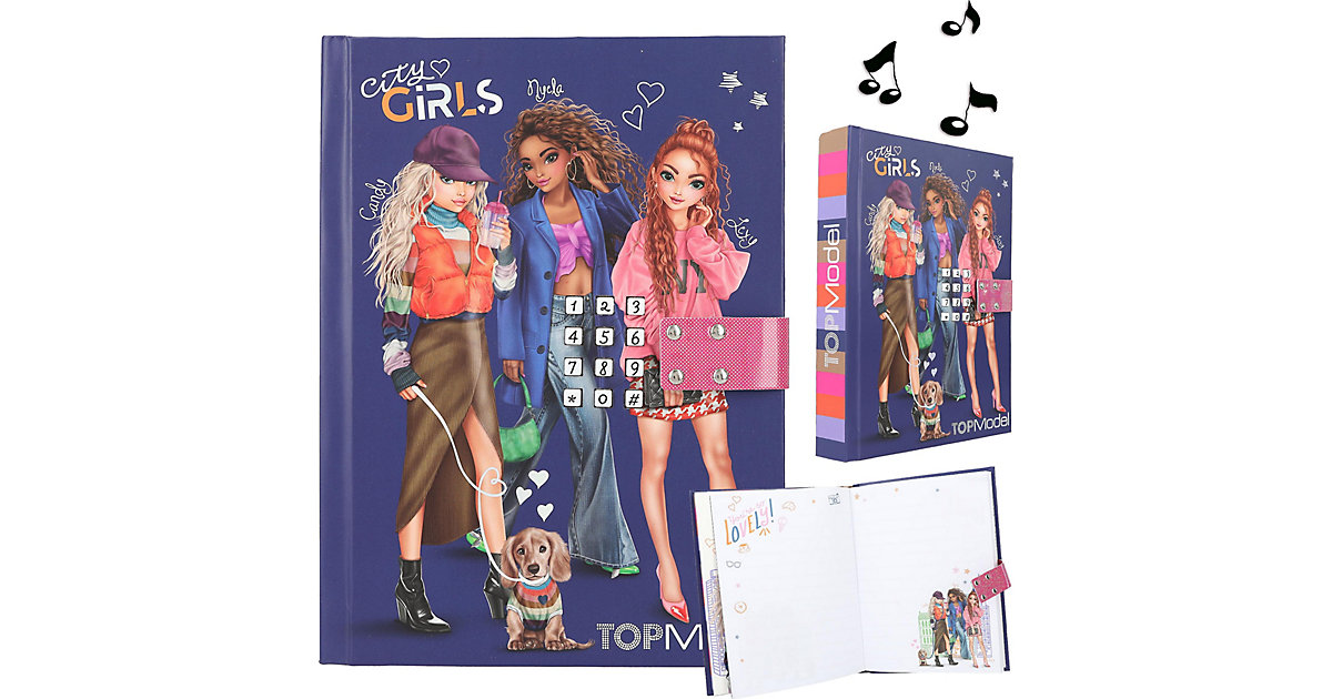 Buch - TOPModel Geheimcode Tagebuch mit Sound CITY GIRLS Buch - TOPModel Geheimcode Tagebuch mit Sound CITY GIRLS von Depesche