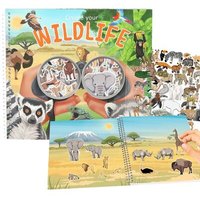 DEPESCHE 0013601 Create Your Wild Life mit Flock Stickern von Depesche