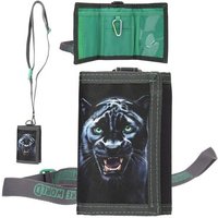 DEPESCHE 0013696 Adventure World Portemonnaie mit Lanyard PANTHER von Depesche