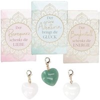 DEPESCHE 0013834 Heart Moments Edelstein Herzanhänger, sortiert von Depesche