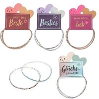 DEPESCHE 0013877 LOVIES Strassarmband Set, sortiert von Depesche