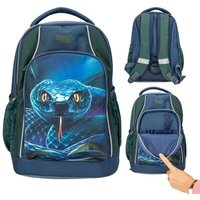 DEPESCHE 0013978 Adventure World Schulrucksack mit Schlange von Depesche