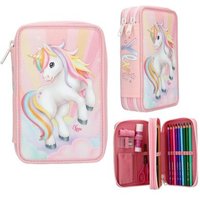 DEPESCHE 0014034 Ylvi 2 Fach Federtasche SUGAR POP von Depesche