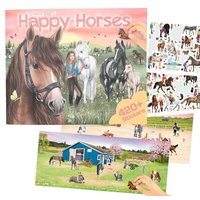 DEPESCHE 13586 Create Your Happy Horses - Stickerbuch von Depesche
