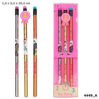 DEPESCHE 4449 Miss Melody 3er Bleistiftset von Depesche