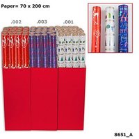 DEPESCHE 8651 Weihnachtsgeschenkpapierrollen, sortiert von Depesche