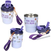 DEPESCHE To Go Becher LOVIES More Dogs Less Drama hellblau 360ml DEPESCHE To Go Becher LOVIES More Dogs Less Drama hellblau 360ml von Depesche