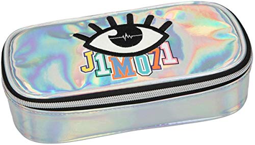 Depesche 10506 Schlampertasche mit Stiftschlaufen und Geodreieckfach, Lisa und Lena J1MO71, Holo Silber, bunt Depesche 10506 Schlampertasche mit Stiftschlaufen und Geodreieckfach, Lisa und Lena J1MO71, Holo Silber, bunt von Depesche