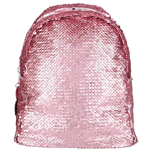 Depesche 10647 Rucksack mit Streichpailletten, FANTASYModel Ballett, rosa, ca. 23 x 19 x 10 cm von Top Model