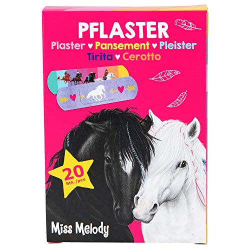 Depesche 10731 Pflaster für Kinder, Miss Melody, 20 Stück, 2 x 7 cm von Depesche