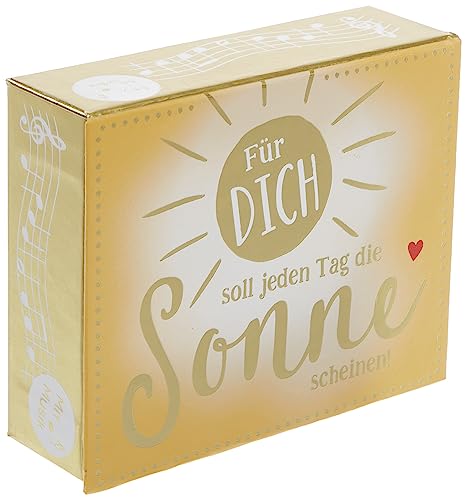 Depesche 10871-019 Wunscherfüller Soundbox zum Verschenken von Geld und Gutscheinen, mit Melodie und Geldbrief, ca. 11,2 x 9,5 x 3,5 cm, Gold,gelb Depesche 10871-019 Wunscherfüller Soundbox zum Verschenken von Geld und Gutscheinen, mit Melodie und Geldbrief, ca. 11,2 x 9,5 x 3,5 cm, Gold,gelb von Depesche