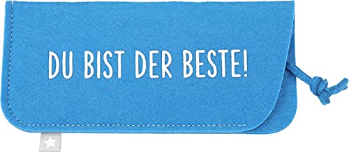Depesche 11838-006 - Brillenetui aus Filz, in Blau und mit der Aufschrift ,,Du bist die Beste!´´ Depesche 11838-006 - Brillenetui aus Filz, in Blau und mit der Aufschrift ,,Du bist die Beste!´´ von Depesche
