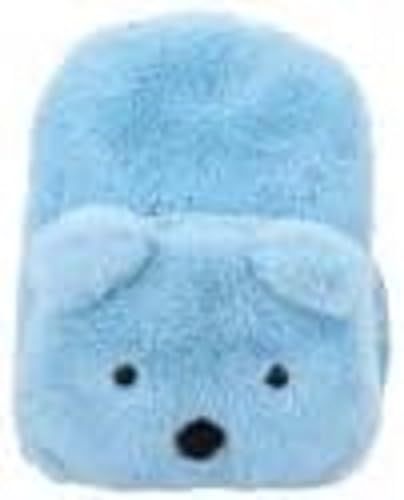 Depesche 11992 TOPModel Iceworld - Rucksack für Kinder in Hellblau mit weichem Plüsch-Fell, Eisbären-Gesicht und Ohren, Tasche mit verstellbaren Trägern von Depesche