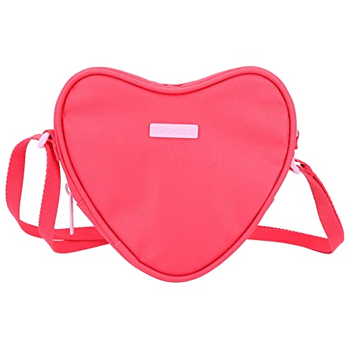 Depesche 12257 TOPModel One Love - Tasche in Herzform für Kinder, rotes Täschchen mit verstellbarem Tragegurt und Frontfach von Depesche