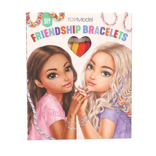 Depesche 12370 TOPModel-DIY Freundschaftsbänder Knüpfen von Armschmuck und Anhängern, Bastel Set mit Baumwollgarn in 12 Farben und Anleitung, bunt Depesche 12370 TOPModel-DIY Freundschaftsbänder Knüpfen von Armschmuck und Anhängern, Bastel Set mit Baumwollgarn in 12 Farben und Anleitung, bunt von Depesche