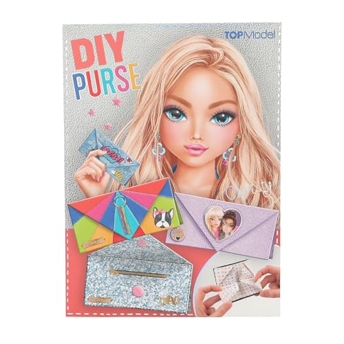 Depesche 12463 TOPModel - DIY Purse Set zum Basteln und Gestalten von Taschen-Umschlägen , inkl. Briefpapier, Umschläge, Sticker, Stempel uvm. von Depesche