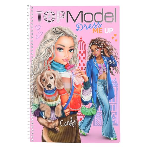 Depesche 12724 TOPModel Dress Me Up - Stickerbuch mit 21 Seiten zum Gestalten schicker Outfits, Malheft mit 7 Stickerbogen Depesche 12724 TOPModel Dress Me Up - Stickerbuch mit 21 Seiten zum Gestalten schicker Outfits, Malheft mit 7 Stickerbogen von Depesche