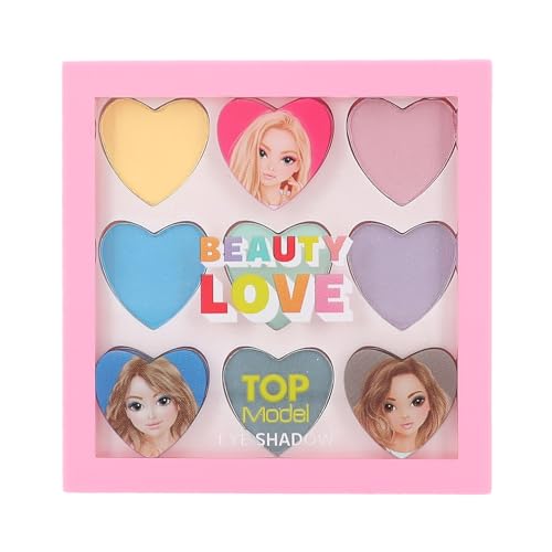 Depesche 12813 TOPModel - Lidschatten Palette Beauty and Me, mit 9 coolen Farben, in rosafarbener Box mit Model Motiv Depesche 12813 TOPModel - Lidschatten Palette Beauty and Me, mit 9 coolen Farben, in rosafarbener Box mit Model Motiv von Depesche