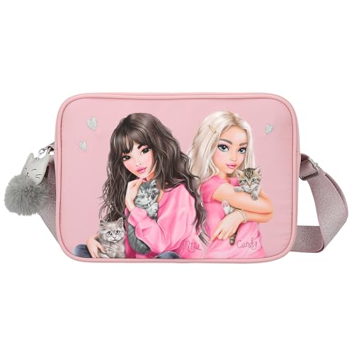 Depesche 12951 TOPModel Kätzchen - Umhängetasche in Rosa mit Model-Motiv, Tasche mit verstellbarem Schultergurt Depesche 12951 TOPModel Kätzchen - Umhängetasche in Rosa mit Model-Motiv, Tasche mit verstellbarem Schultergurt von Depesche