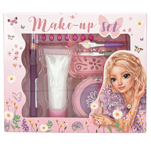 Depesche 13167 TOPModel Summer Feeling - Schmink Set in Lila und Pink, mit Make-Up Stift, Glitzergel, Dekosteinen uvm., inkl. Pinsel und Applikator Depesche 13167 TOPModel Summer Feeling - Schmink Set in Lila und Pink, mit Make-Up Stift, Glitzergel, Dekosteinen uvm., inkl. Pinsel und Applikator von Depesche