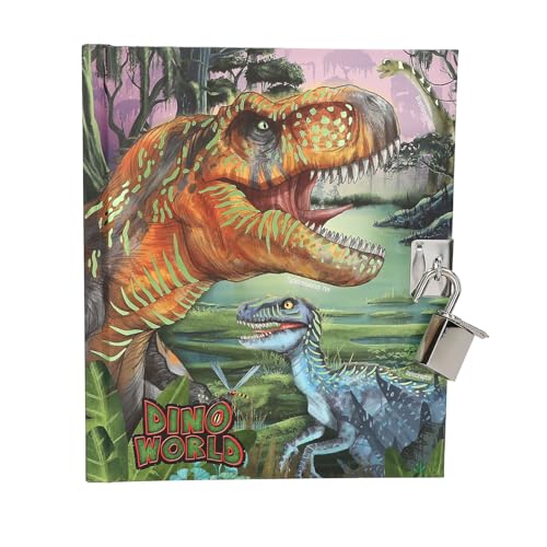 Depesche 13244 Dino World - Tagebuch mit Schloss, Buch mit Dinosaurier Motiven und 192 linierten und bunt illustrierten Seiten Depesche 13244 Dino World - Tagebuch mit Schloss, Buch mit Dinosaurier Motiven und 192 linierten und bunt illustrierten Seiten von Depesche