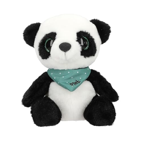Depesche 13432 Snukis - Kuscheltier Panda Piet, in Schwarz Weiß, mit glitzernden Augen und runden Ohren, ca. 18 cm großes Plüschtier mit Halstuch Depesche 13432 Snukis - Kuscheltier Panda Piet, in Schwarz Weiß, mit glitzernden Augen und runden Ohren, ca. 18 cm großes Plüschtier mit Halstuch von Depesche